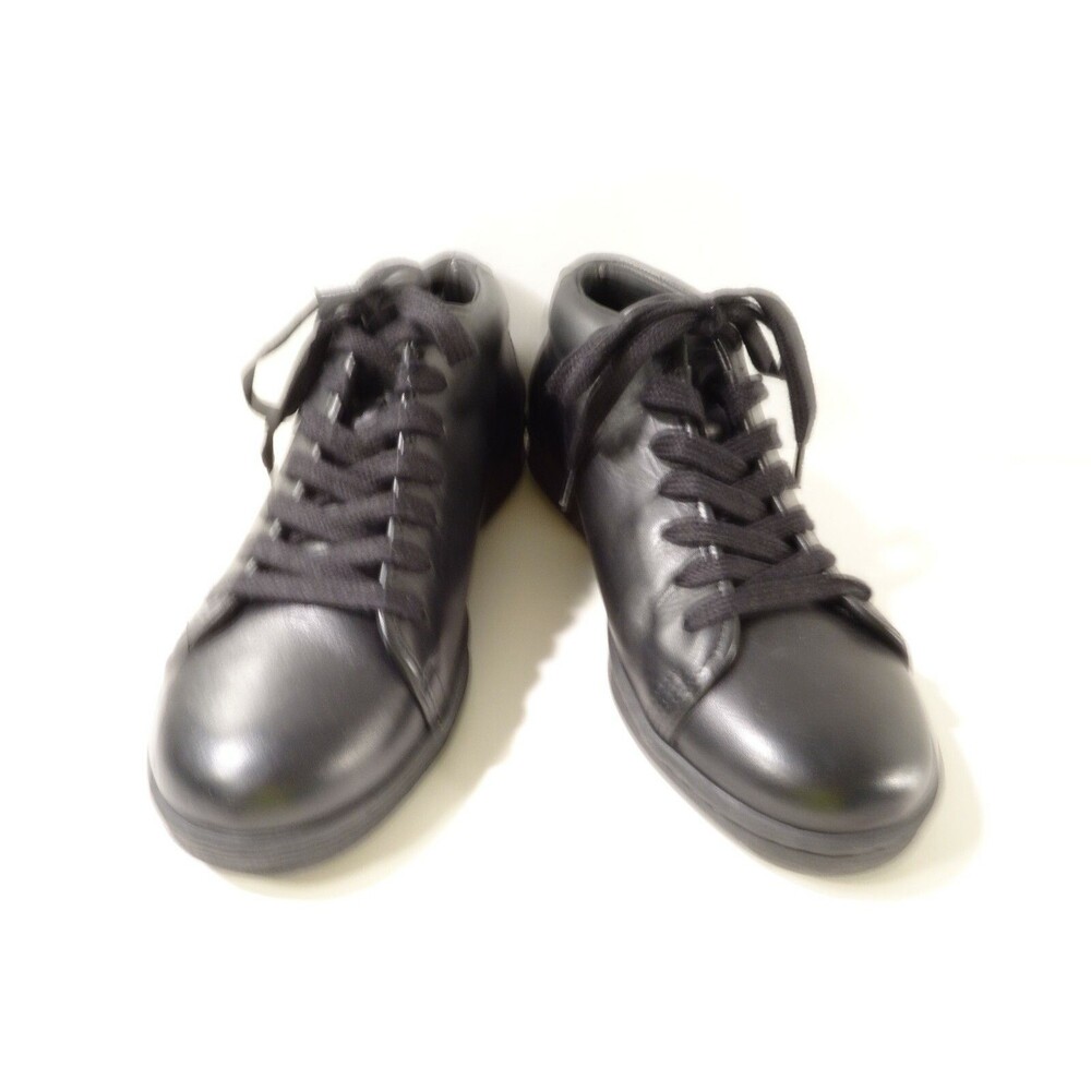 Linder Women's Black Leather High Top Sneakers Sz 39 NWOB 395.00